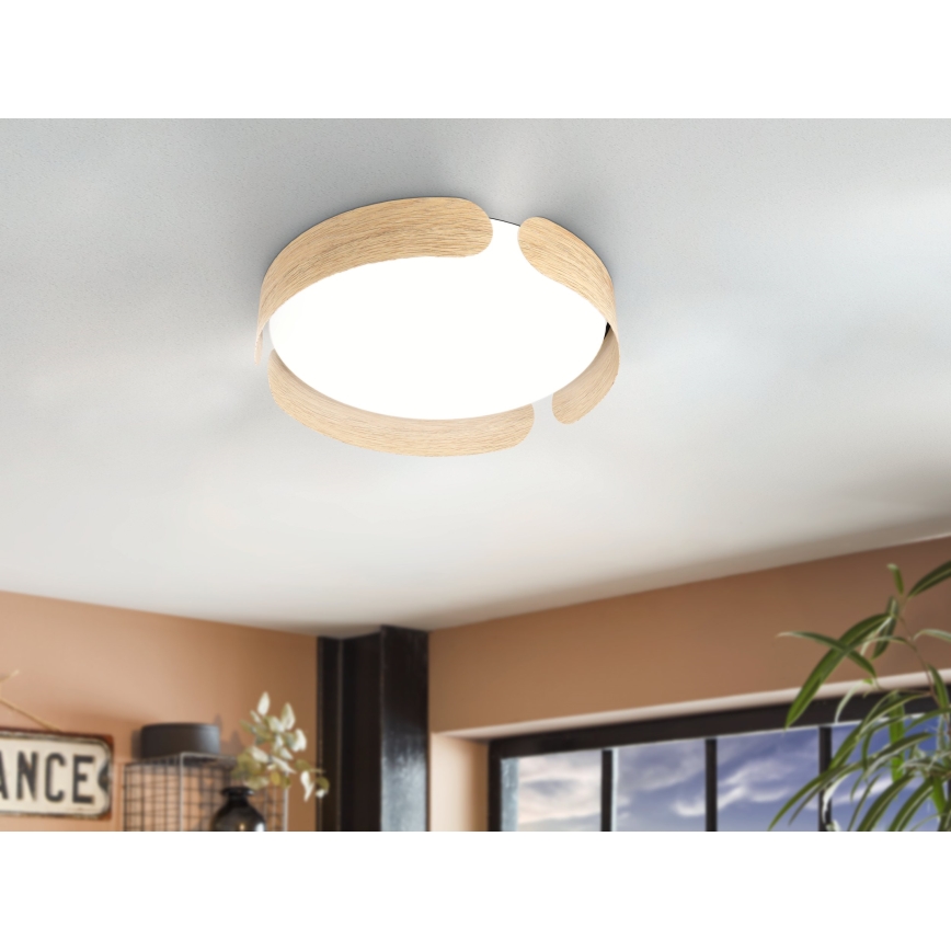 Eglo - LED-kattovalaisin LED/20W/230V Ø 37 cm beige