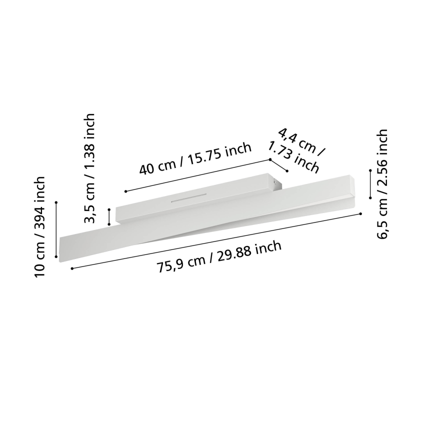 Eglo - LED RGBW himmennettävä kattovalaisin LED/13W/230V 2700-6500K harmaa