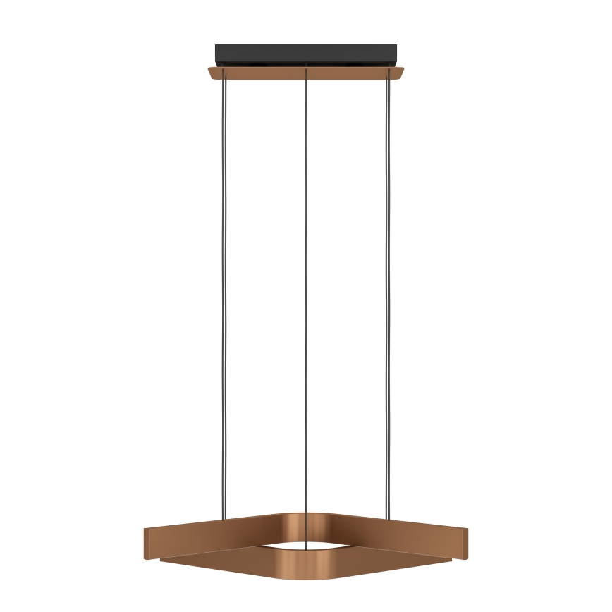 Eglo - himmennettävä LED RGBW -riippuvalaisin vaijerilla 2xLED/18W/230V kupari/musta