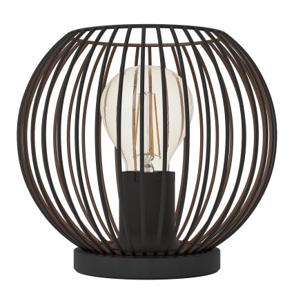 Eglo - Pöytälamppu 1xE27/60W/230V musta