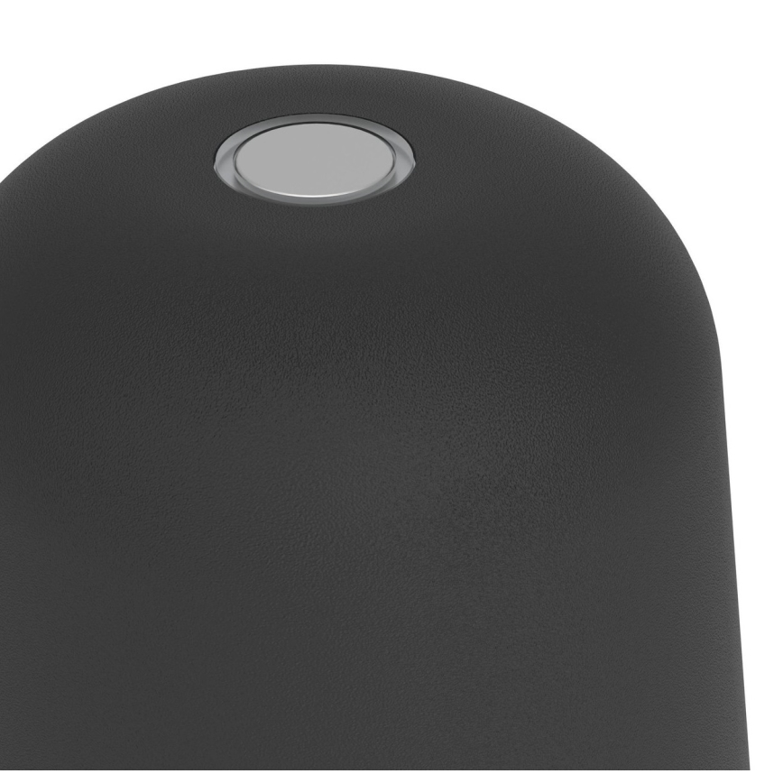 Eglo - himmennettävä ladattava LED-pöytävalaisin ulkokäyttöön, kosketusohjaus LED/1,8W/5V 2500/3000/4000K 2500 mAh IP54 musta