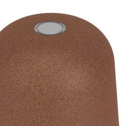 Eglo - LED-himmennettävä ulkokäyttöön sopiva kosketusohjattu ladattava pöytälamppu LED/1,8W/5V 2500/3000/4000K 2500 mAh IP54 ruskea