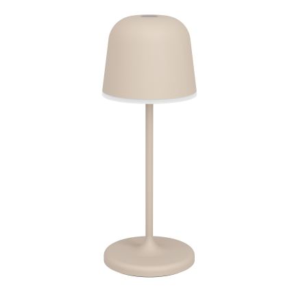 Eglo - Himennettävä kosketusohjattu ladattava LED-pöytälamppu ulkokäyttöön LED/1,8W/5V 2500/3000/4000K 2500 mAh IP54 kermanvärinen