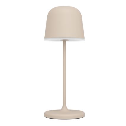 Eglo - Himennettävä kosketusohjattu ladattava LED-pöytälamppu ulkokäyttöön LED/1,8W/5V 2500/3000/4000K 2500 mAh IP54 kermanvärinen