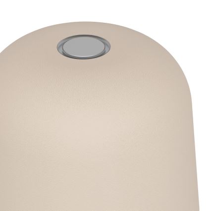 Eglo - Himennettävä kosketusohjattu ladattava LED-pöytälamppu ulkokäyttöön LED/1,8W/5V 2500/3000/4000K 2500 mAh IP54 kermanvärinen