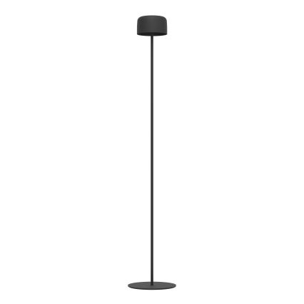 Eglo - aurinkokennolla ladattava kosketuskäyttöinen lattiavalaisin LED/2,8 W/3,7 V 1800 mAh IP44 musta