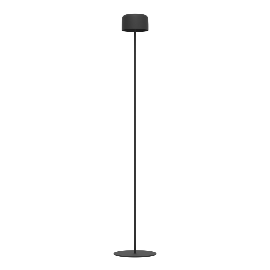 Eglo - aurinkokennolla ladattava kosketuskäyttöinen lattiavalaisin LED/2,8 W/3,7 V 1800 mAh IP44 musta