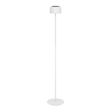 Eglo - LED aurinkokennolla ladattava kosketusohjattu lattiavalaisin LED/2,8W/3,7V 1800 mAh IP44 valkoinen