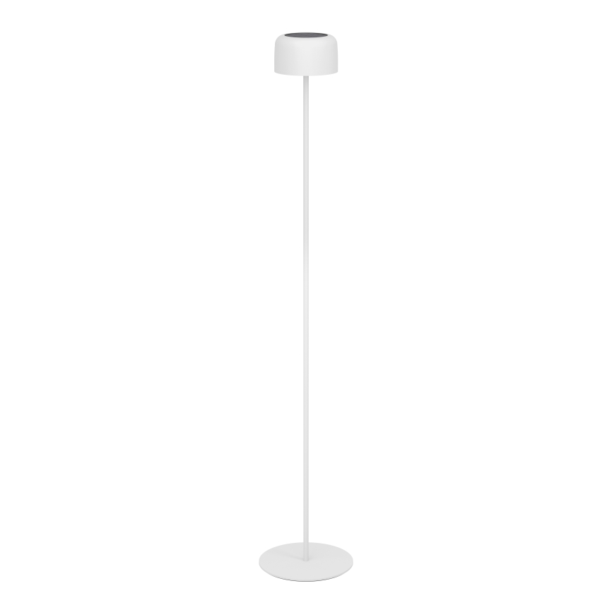 Eglo - LED aurinkokennolla ladattava kosketusohjattu lattiavalaisin LED/2,8W/3,7V 1800 mAh IP44 valkoinen