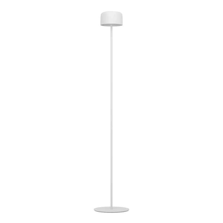 Eglo - LED aurinkokennolla ladattava kosketusohjattu lattiavalaisin LED/2,8W/3,7V 1800 mAh IP44 valkoinen