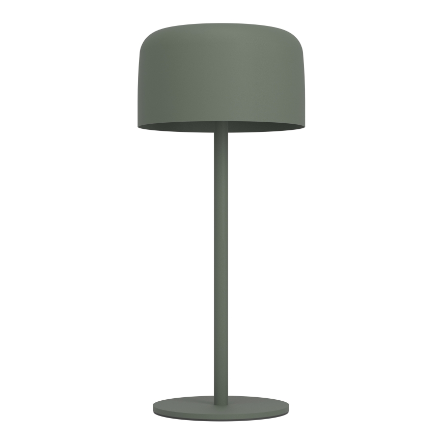 Eglo - LED-aurinkokennolla ladattava kosketusohjattu pöytälamppu LED/2,8W/3,7V 1800 mAh IP44 vihreä