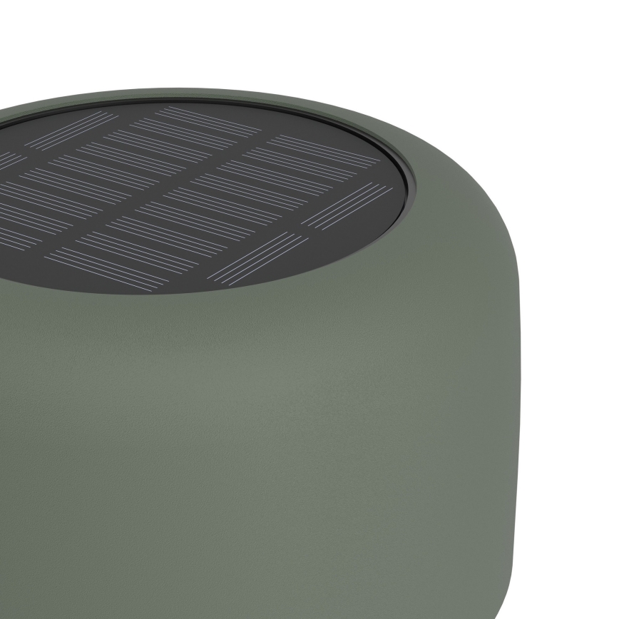 Eglo - LED-aurinkokennolla ladattava kosketusohjattu pöytälamppu LED/2,8W/3,7V 1800 mAh IP44 vihreä