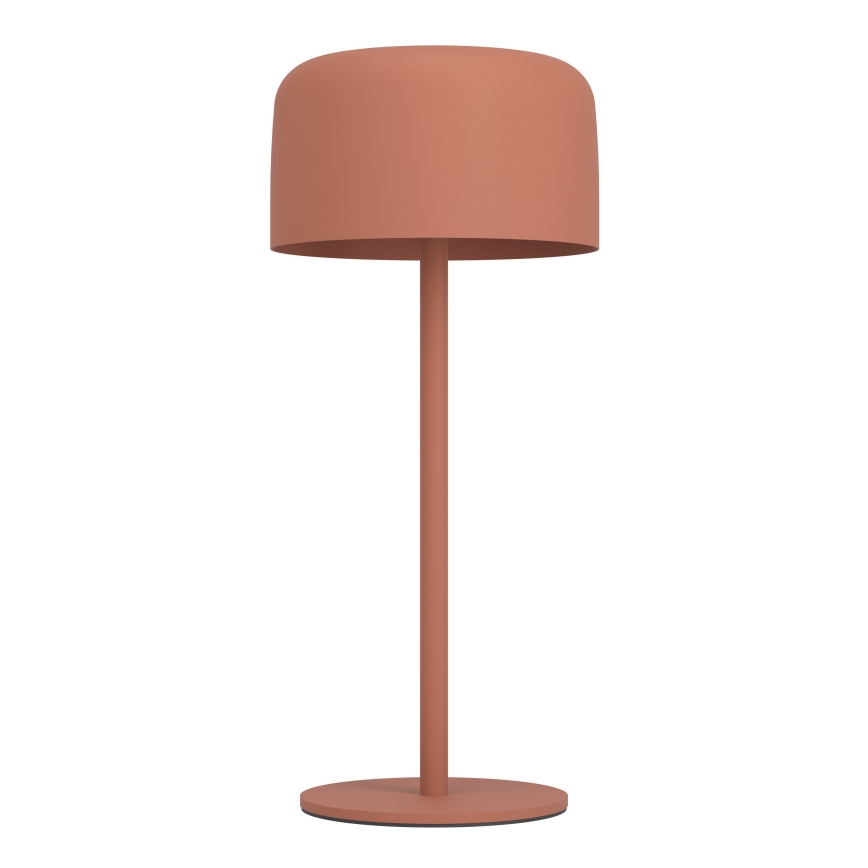 Eglo - LED aurinkokennolla ladattava kosketuskäyttöinen pöytälamppu LED/2,8W/3,7V 1800 mAh IP44 oranssi