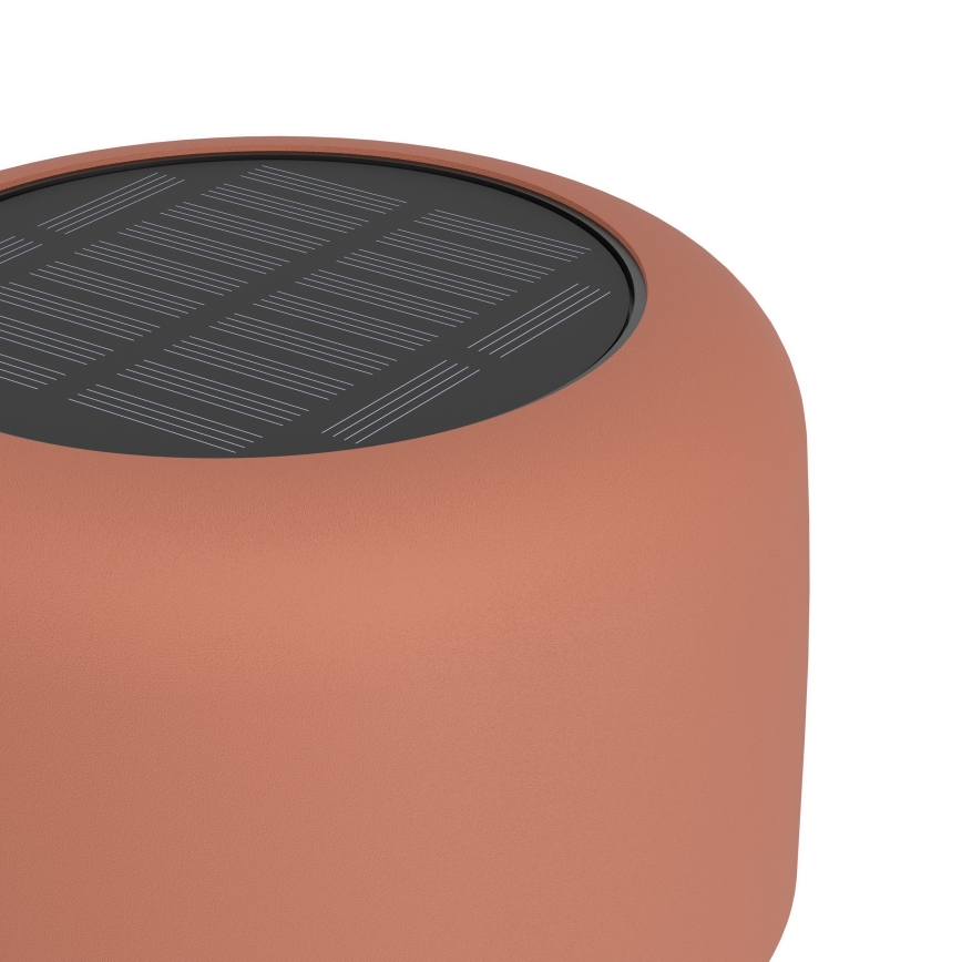Eglo - LED aurinkokennolla ladattava kosketuskäyttöinen pöytälamppu LED/2,8W/3,7V 1800 mAh IP44 oranssi