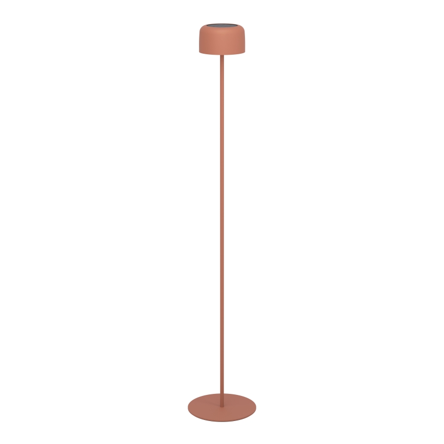 Eglo - LED-aurinkokennolla ladattava kosketusohjattu lattiavalaisin LED/2,8W/3,7V 1800 mAh IP44 oranssi