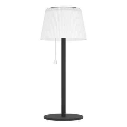 Eglo - LED aurinkokennolla ladattava pöytävalaisin LED/2,3W/3,7V 3000/4000/6500K 1800 mAh IP44 musta