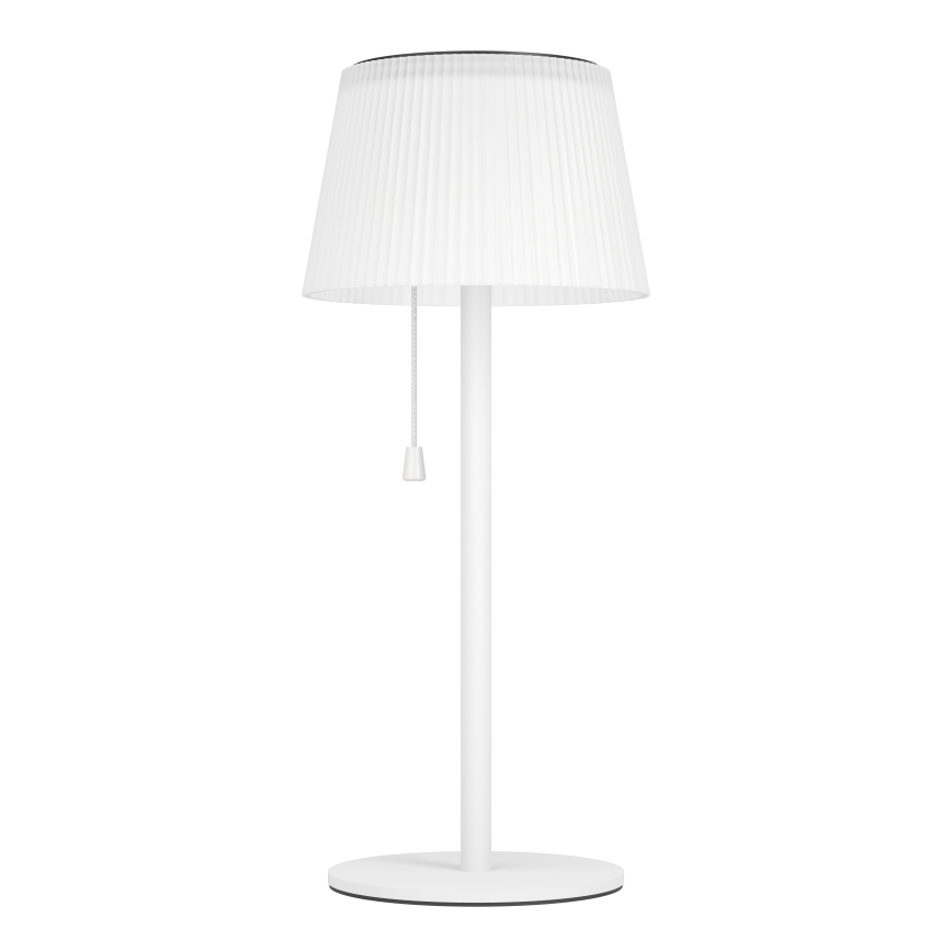 Eglo - aurinkokennolla ladattava LED-pöytälamppu LED/2,3W/3,7V 3000/4000/6500K 1800 mAh IP44 valkoinen