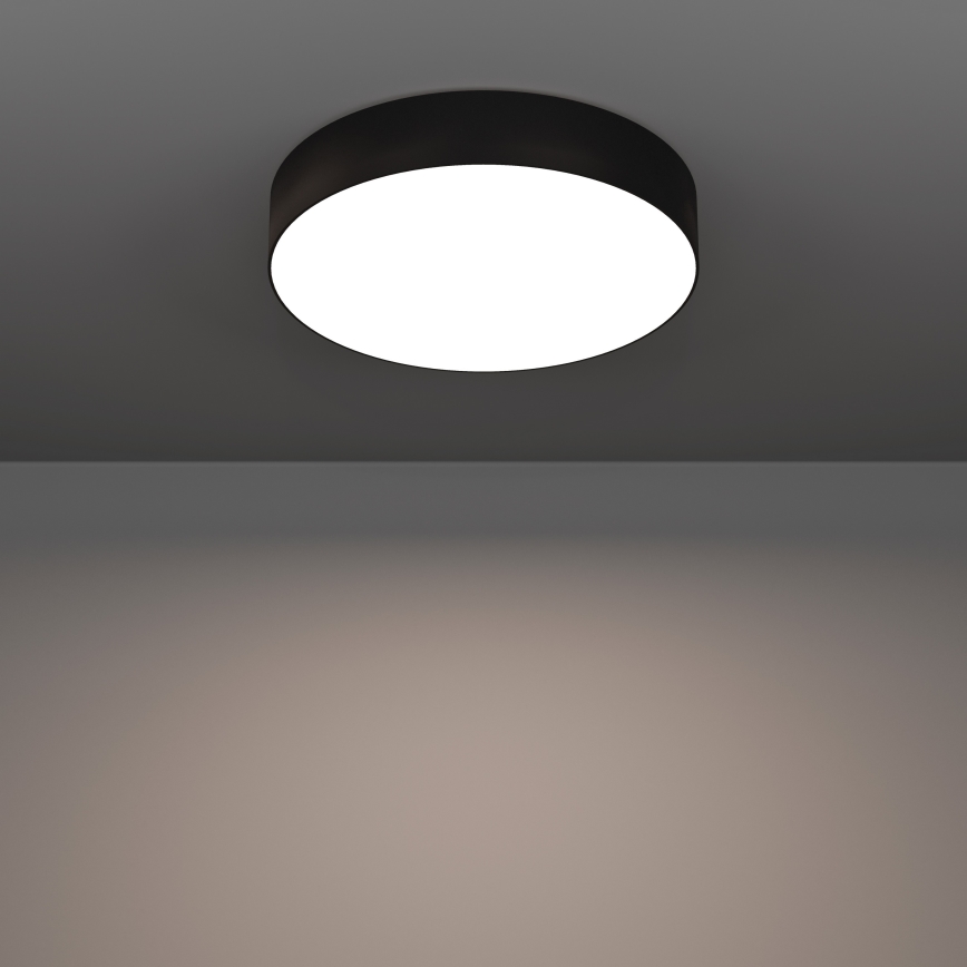 Eglo - LED RGBW himmennettävä kattovalaisin LED/15W/230V 2700-6500K halkaisija 39 cm musta