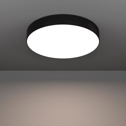 Eglo - LED RGBW himmennettävä kattovalaisin LED/26 W/230 V 2700–6500 K Ø 49 cm musta