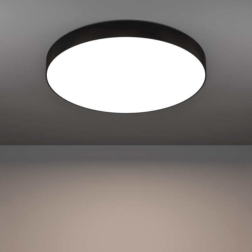 Eglo - LED RGBW himmennettävä kattovalaisin LED/36,5W/230V 2700-6500K halkaisija 69 cm musta