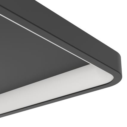 Eglo - LED RGBW himmennettävä kattovalaisin LED/20W/230V 2700-6500K 35x35 cm musta