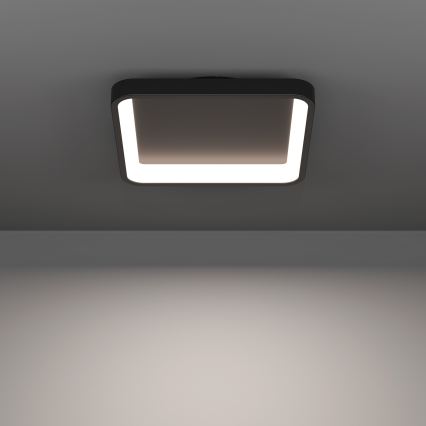 Eglo - LED RGBW himmennettävä kattovalaisin LED/20W/230V 2700-6500K 35x35 cm musta