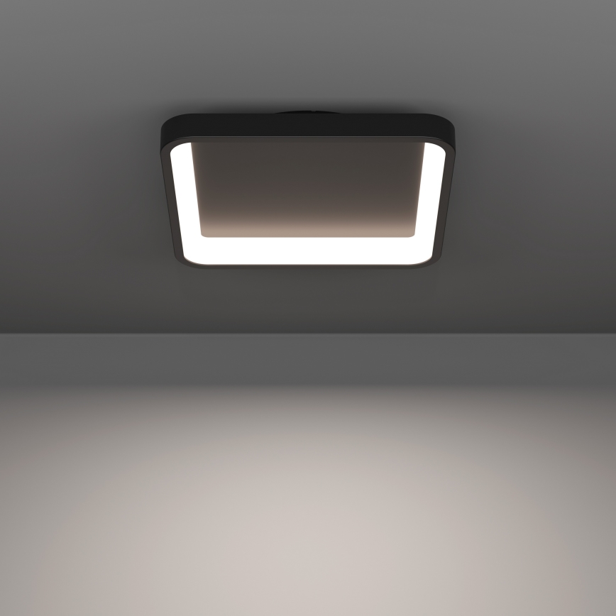 Eglo - LED RGBW himmennettävä kattovalaisin LED/20W/230V 2700-6500K 35x35 cm musta