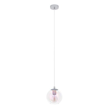 Eglo - Riippuvalaisin vaijerilla 1xE27/60W/230V kiiltävä kromi