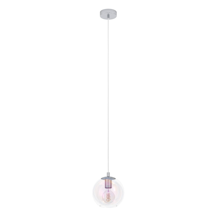 Eglo - Riippuvalaisin vaijerilla 1xE27/60W/230V kiiltävä kromi