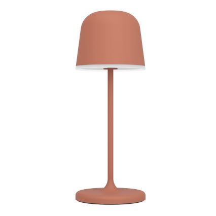 Eglo - LED-himmennettävä kosketusohjattu ladattava ulkokäyttöön soveltuva pöytävalaisin LED/1,8W/5V 2500/3000/4000K 2500 mAh IP54 oranssi