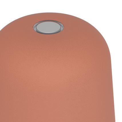 Eglo - LED-himmennettävä kosketusohjattu ladattava ulkokäyttöön soveltuva pöytävalaisin LED/1,8W/5V 2500/3000/4000K 2500 mAh IP54 oranssi