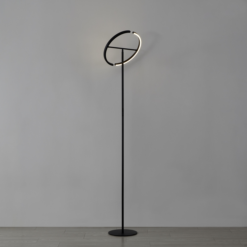 Eglo - LED himmennettävä lattiavalaisin 2xLED/8,8W/230V musta