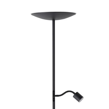 Eglo - Himennettävä LED-lattiavalaisin LED/26,5W/230V + LED/4W musta