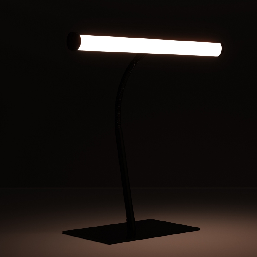 Eglo - LED kosketusohjattu himmennettävä pöytälamppu LED/5W/230V 2700/4000/6500K musta kromi
