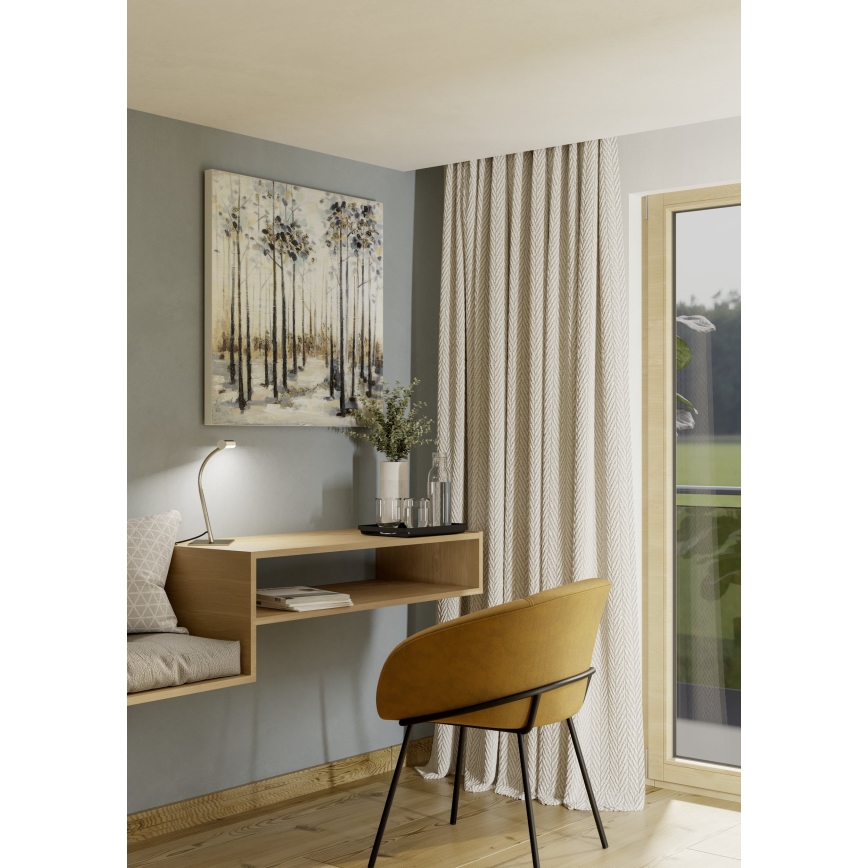 Eglo - Himmennettävä kosketuspöytälamppu LED/5W/230V 2700/4000/6500K mattakromi