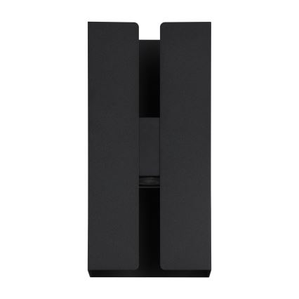 Eglo - LED-ulko­seinävalaisin, 2×LED, 4 W, 230 V, 2700/4000/6000 K valon värilämpötilavaihtoehdot. IP44, musta