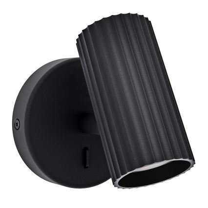 Eglo - Seinäspotti 1xGU10/5W/230V musta