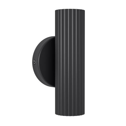 Eglo - Seinävalaisin 2xGU10/5W/230V musta