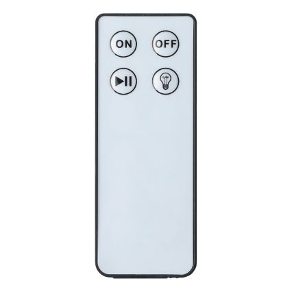 Eglo - Setti 3x RGB-LED-ulkovalaisin LED/1W/230V IP44 musta + kaukosäädin