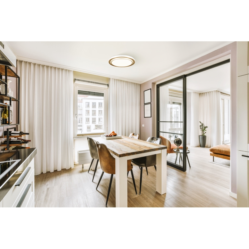 Eglo - LED-kattovalaisin 36W/230V Ø 49 cm, kultainen