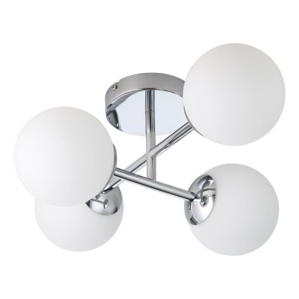 Eglo - LED-kylpyhuonevalaisin, pinta-asennettava, 4xG9/4,2W/230V, IP44, kiiltävä kromi
