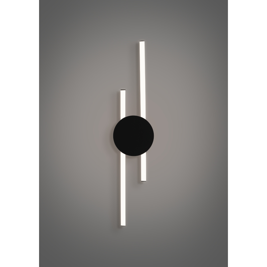 Eglo - LED-seinävalaisin LED/20W/230V + LED/0,91W musta