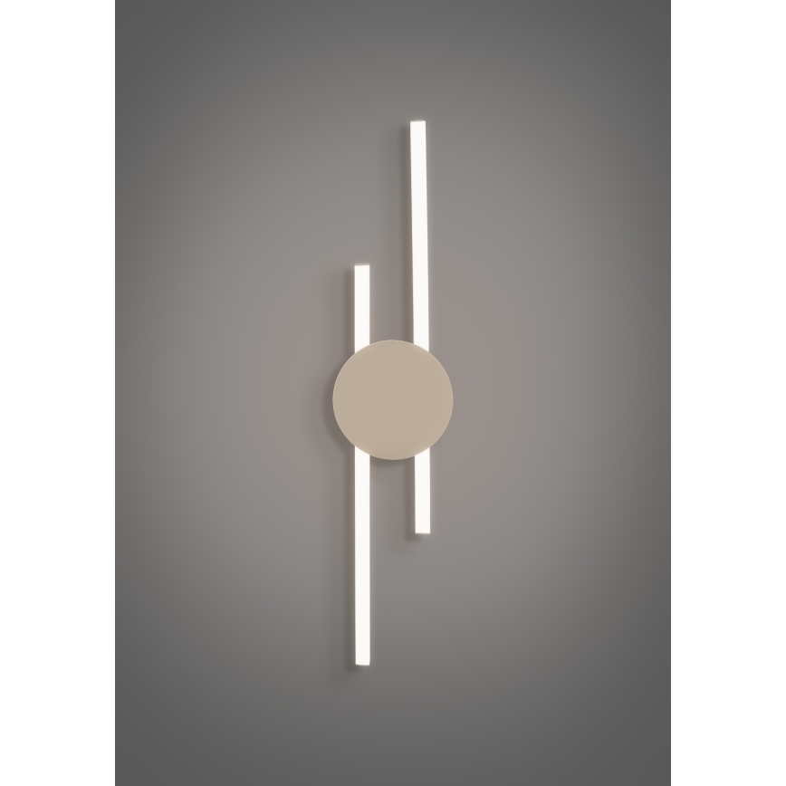 Eglo - LED-seinävalaisin LED/20W/230V + LED/0,91W beigen sävyinen