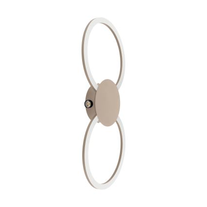 Eglo - LED-seinävalaisin LED/20W/230V + LED/0,91W beige