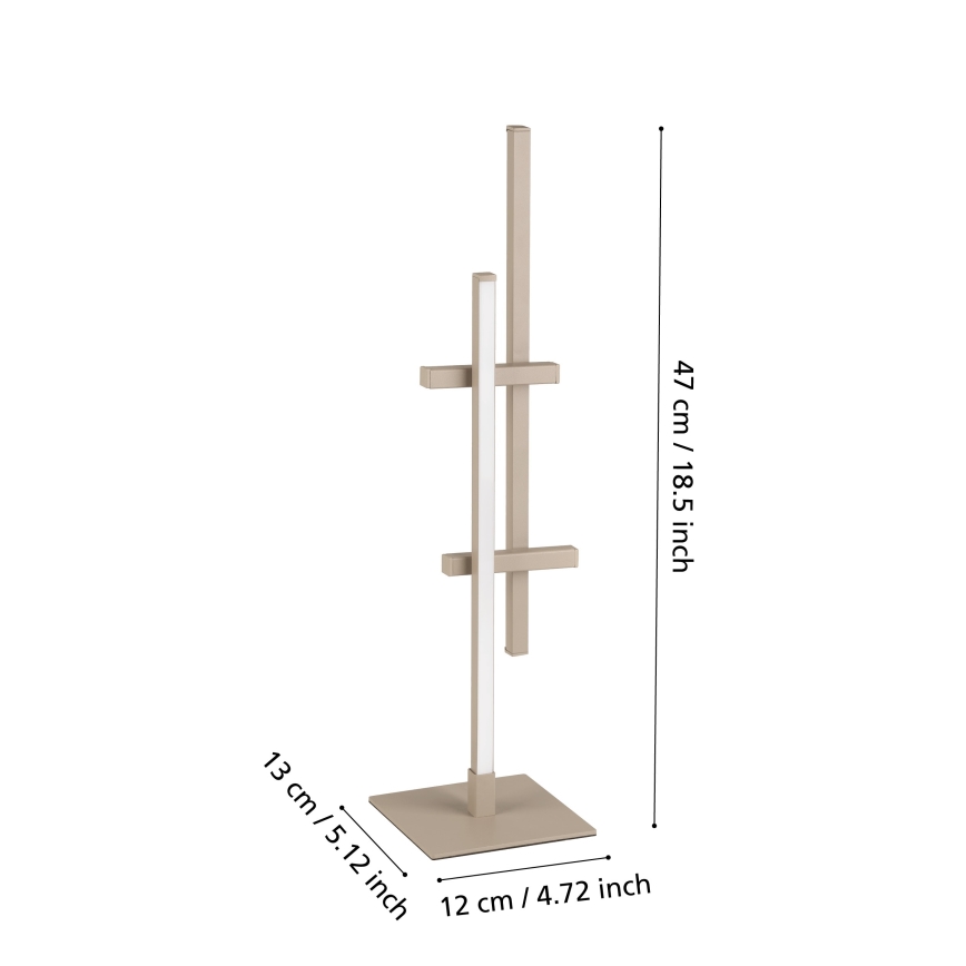 Eglo - LED-pöytälamppu LED/6,5W/230V beige