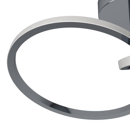 Eglo - LED-kattovalaisin LED/12W/230V 2700/4000/6500K kiiltävä kromi