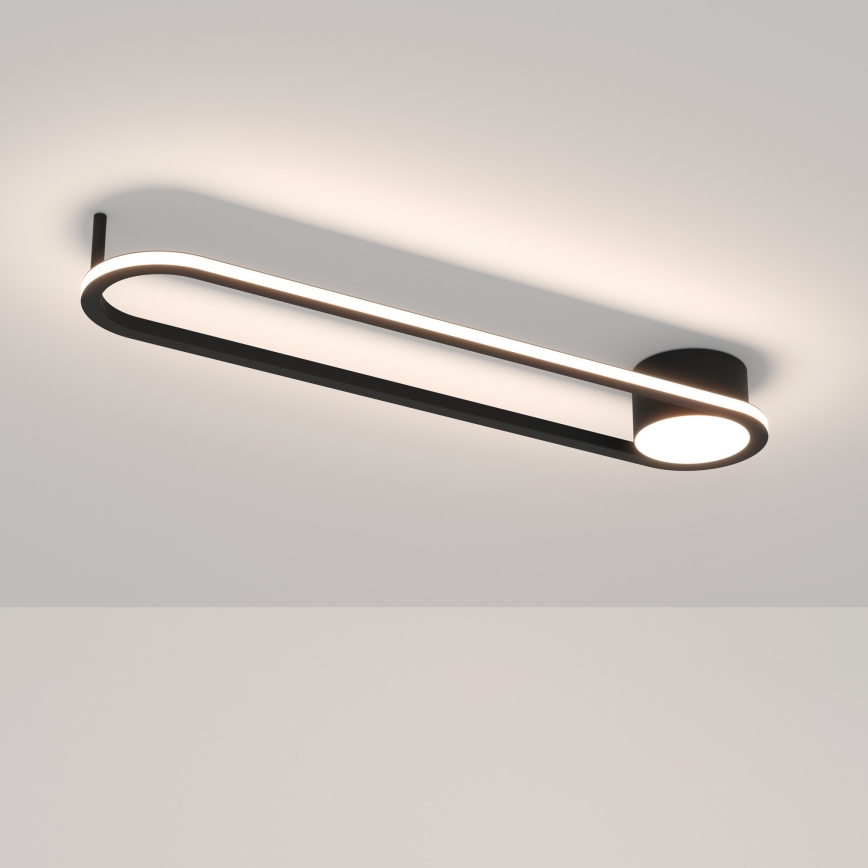 Eglo - LED-kattovalaisin LED/24W/230V 2700/4000/6500K musta