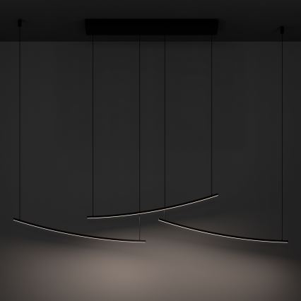Eglo - Himmennettävä LED-riippuvalaisin vaijerilla LED/22W/230V 2700/4000/6500K musta