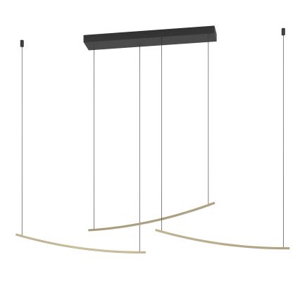 Eglo - Himennettävä LED-riippuvalaisin vaijerilla LED/22W/230V 2700/4000/6500K kultainen
