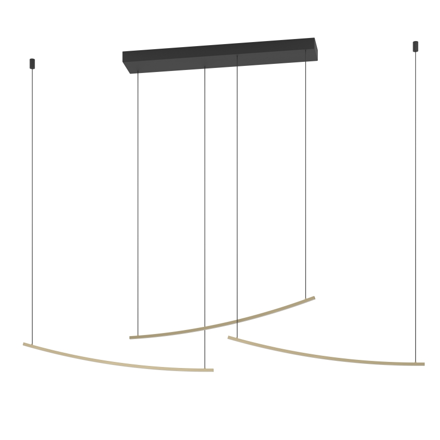 Eglo - himmennettävä LED-riippuvalaisin kaapelilla LED/22W/230V 2700/4000/6500K kultainen